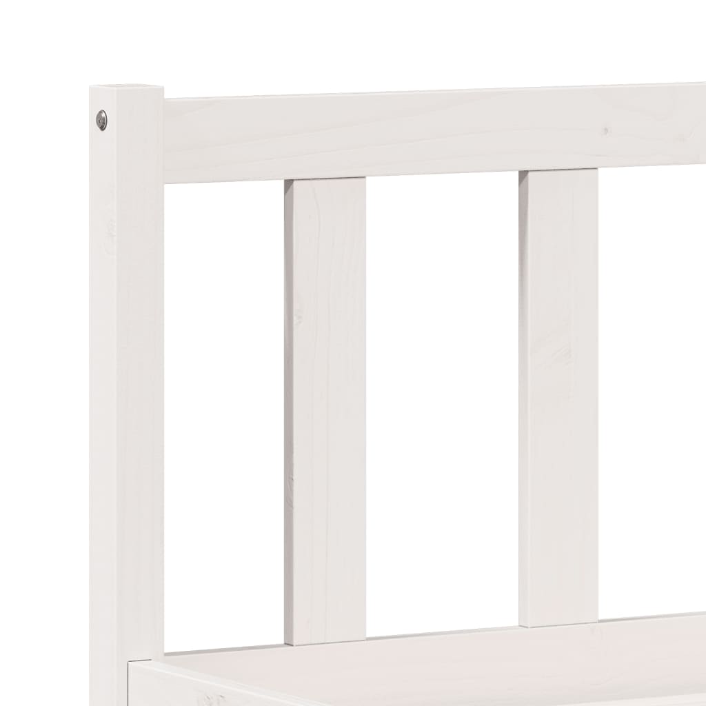 ekstra lang sengeramme uden madras 200x220 cm massivt fyrretræ