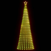 LED-juletræ 475 LED'er 247 cm varmt hvidt lys