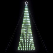 LED-juletræ 1028 LED'er 403 cm koldt hvidt lys