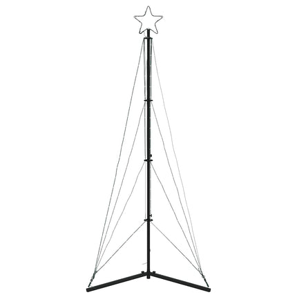 LED-juletræ 363 LED'er 182 cm koldt hvidt lys