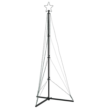 LED-juletræ 363 LED'er 182 cm koldt hvidt lys
