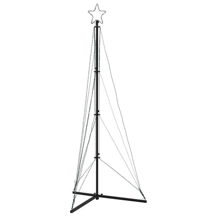 LED-juletræ 363 LED'er 182 cm blåt lys