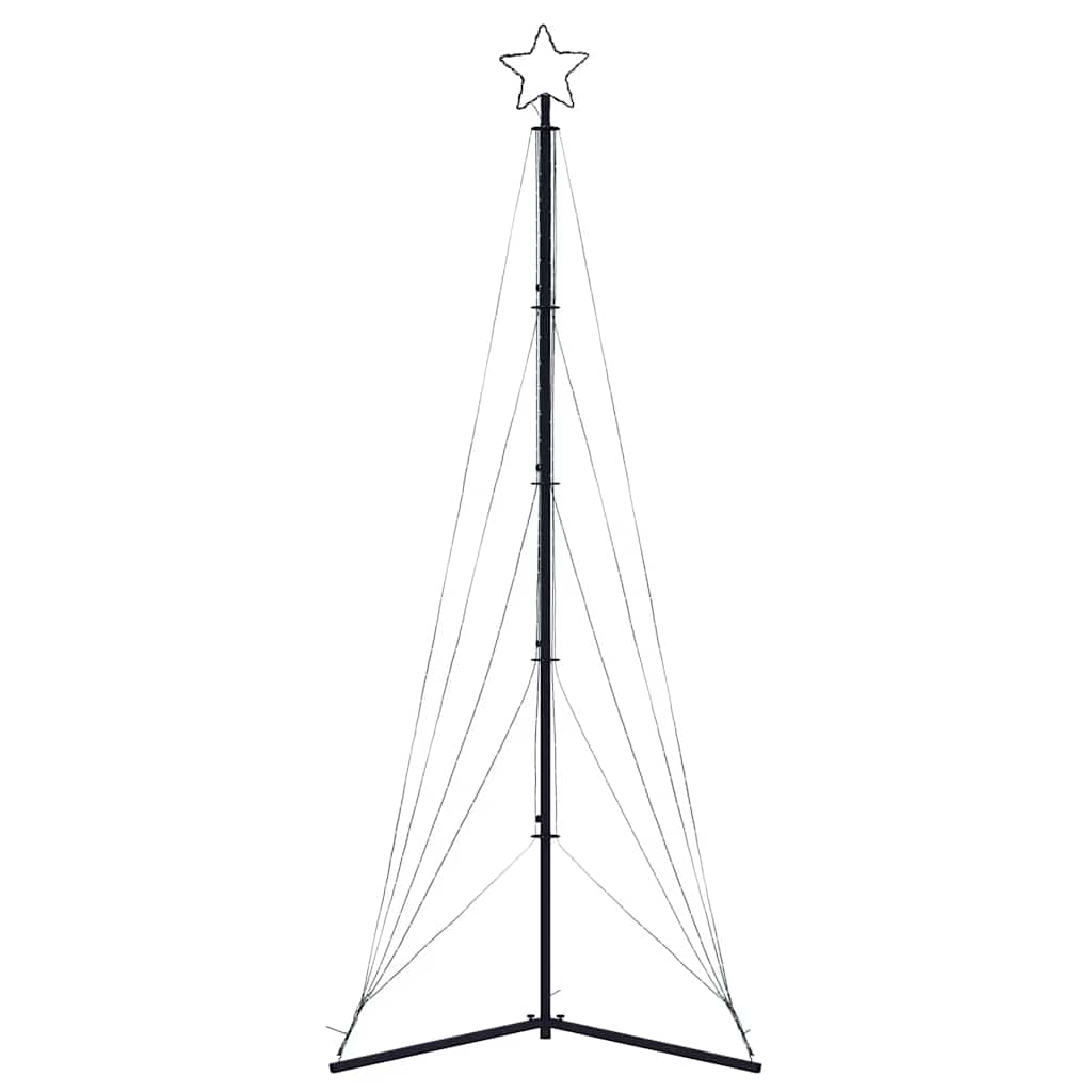 LED-juletræ 525 LED'er 302 cm varmt hvidt lys