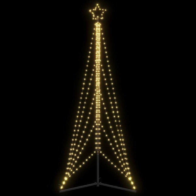 LED-juletræ 525 LED'er 302 cm varmt hvidt lys
