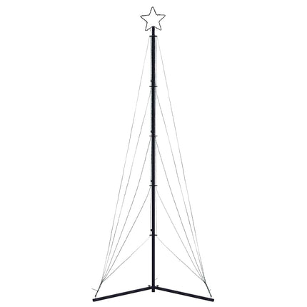LED-juletræ 525 LED'er 302 cm koldt hvidt lys