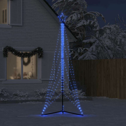 LED-juletræ 525 LED'er 302 cm blåt lys