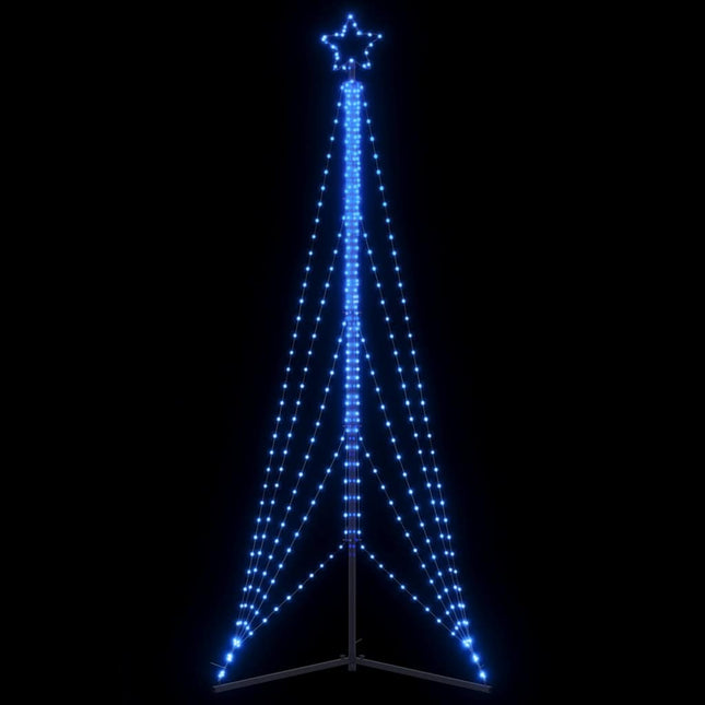 LED-juletræ 525 LED'er 302 cm blåt lys