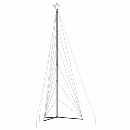LED-juletræ 861 LED'er 478 cm blåt lys