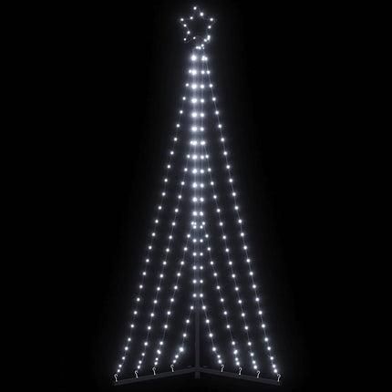 LED-juletræ 339 LED'er 187 cm koldt hvidt lys