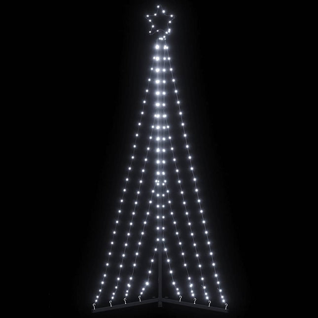 LED-juletræ 339 LED'er 187 cm koldt hvidt lys