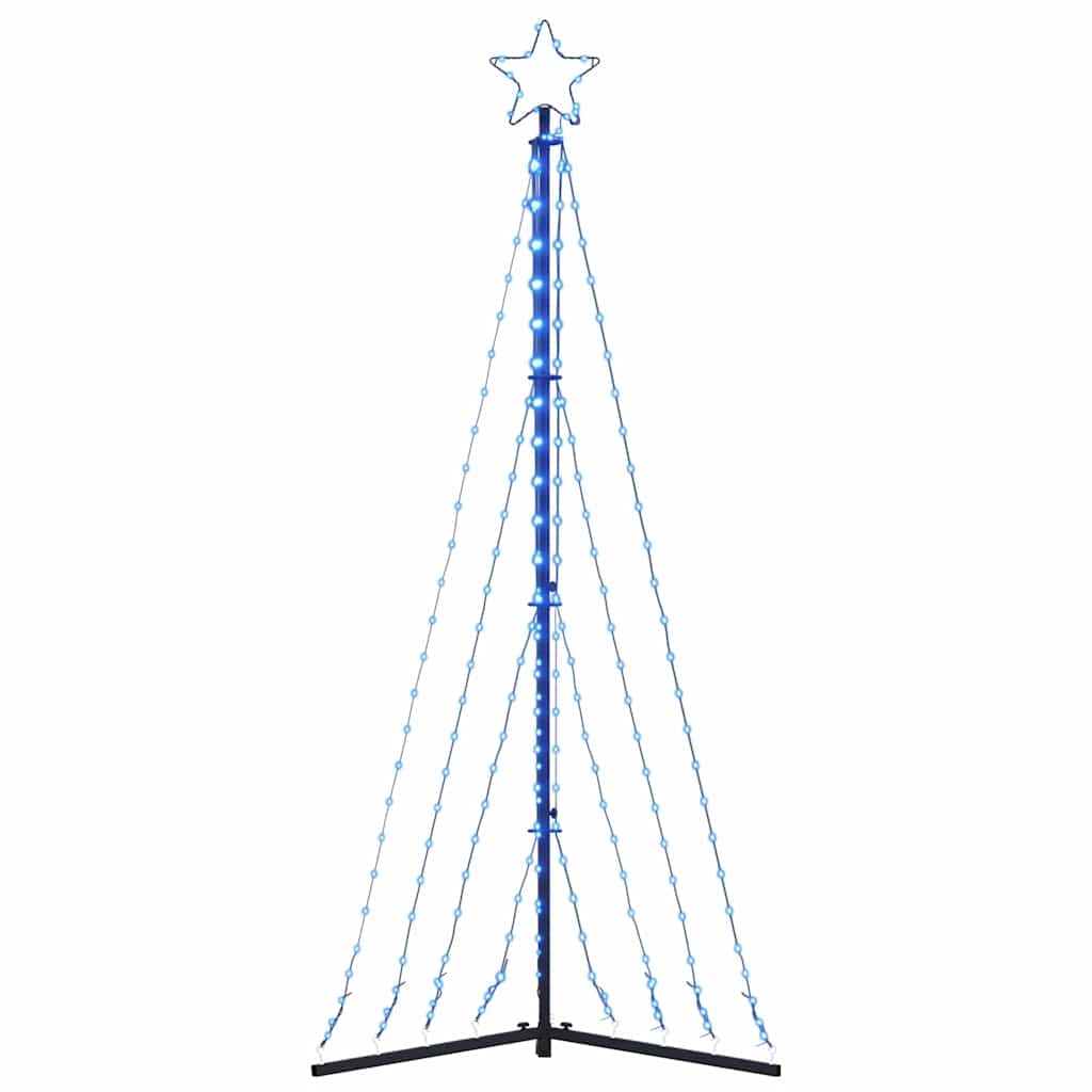 LED-juletræ 339 LED'er 187 cm koldt hvidt lys