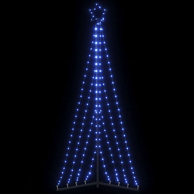 LED-juletræ 339 LED'er 187 cm koldt hvidt lys