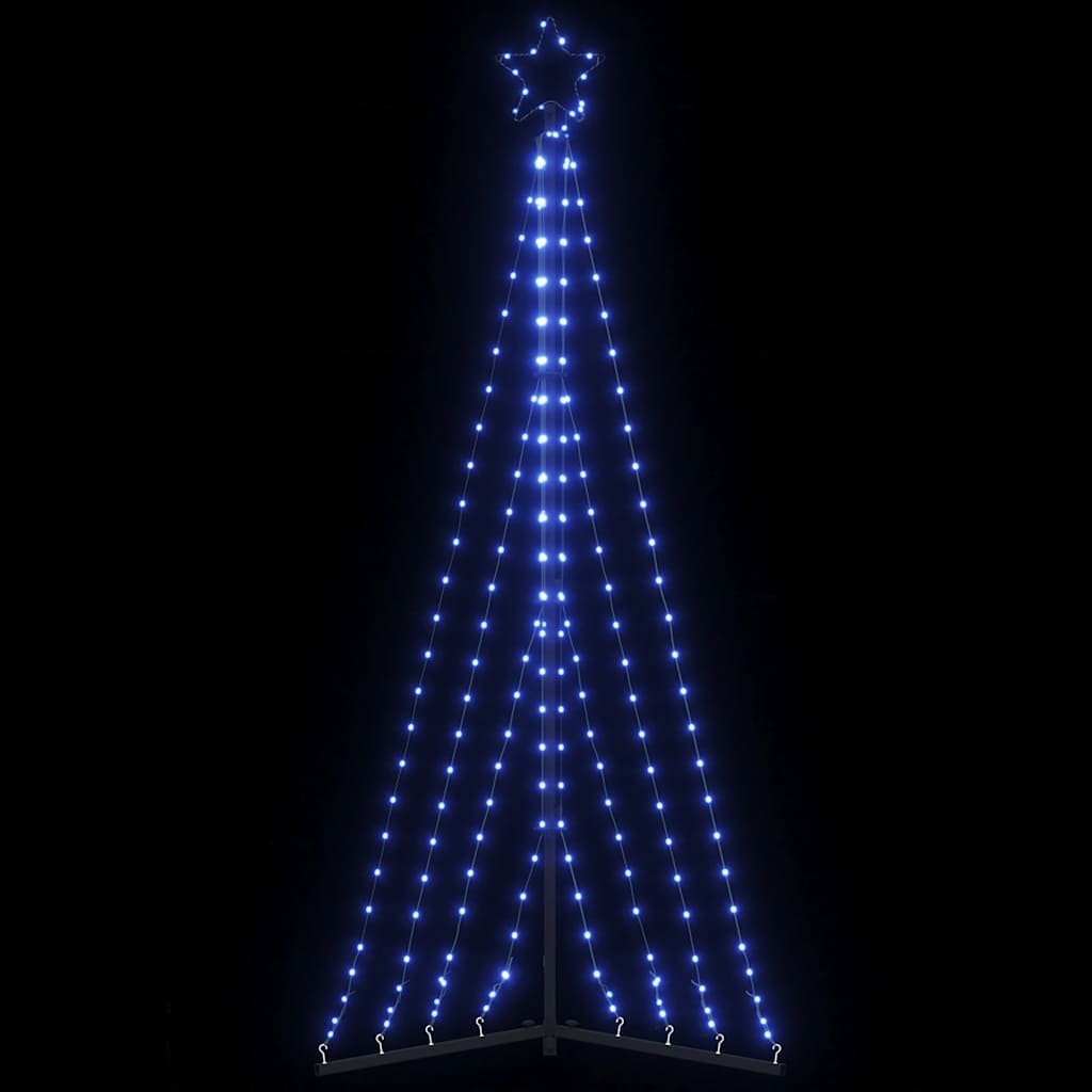 LED-juletræ 339 LED'er 187 cm koldt hvidt lys