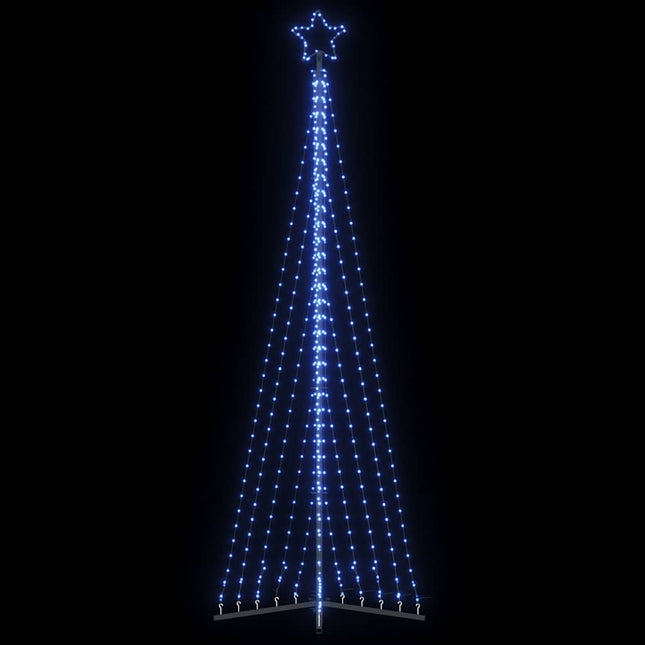 LED-juletræ 495 LED'er 300,5 cm blåt lys
