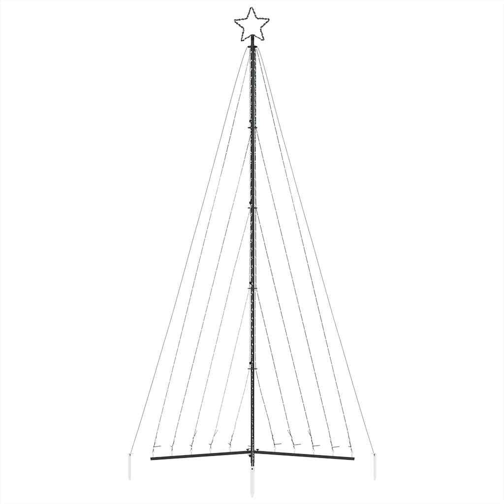 LED-juletræ 570 LED'er 399 cm varmt hvidt lys