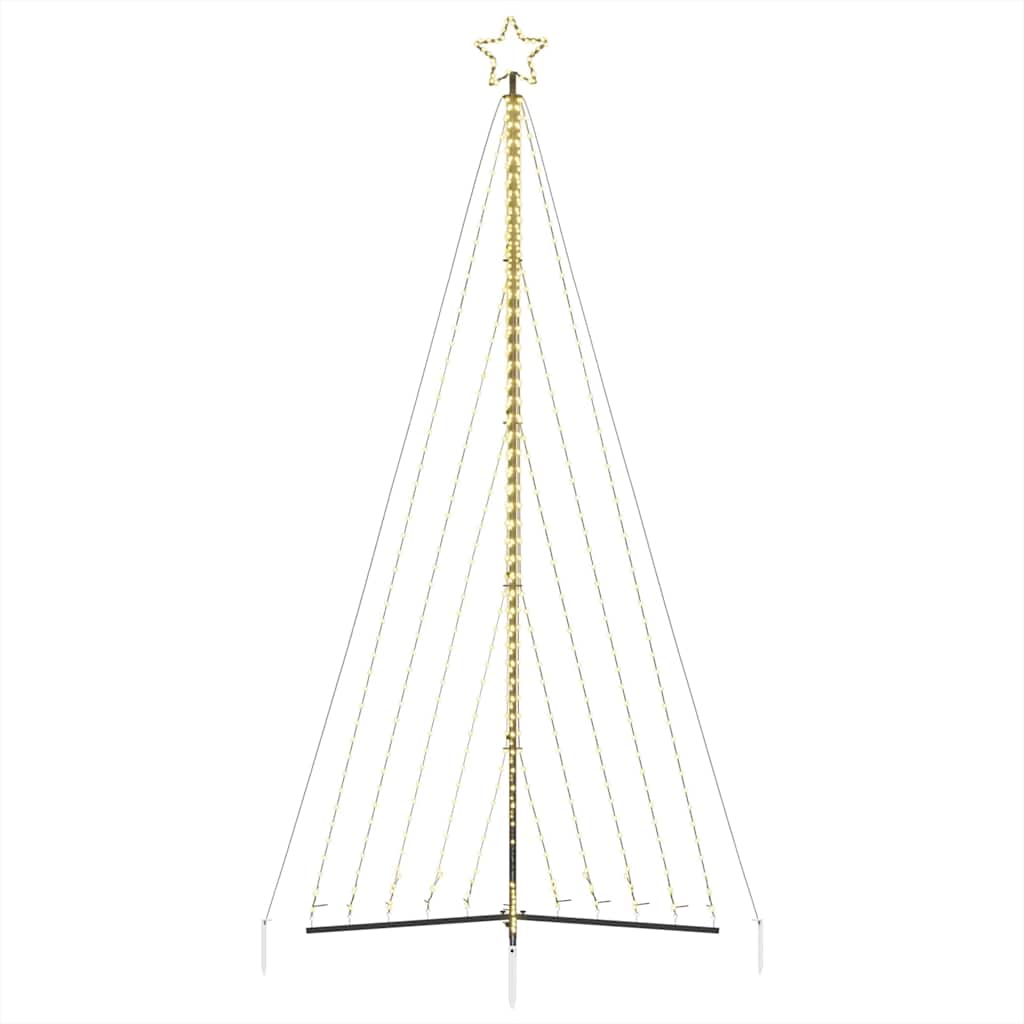 LED-juletræ 570 LED'er 399 cm varmt hvidt lys