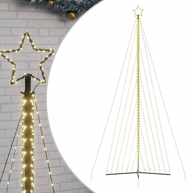 LED-juletræ 789 LED'er 476 cm varmt hvidt lys
