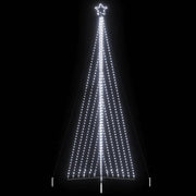 LED-juletræ 789 LED'er 476 cm koldt hvidt lys