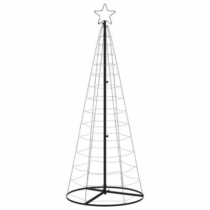 LED-juletræ 200 LED'er 180 cm koldt hvidt lys