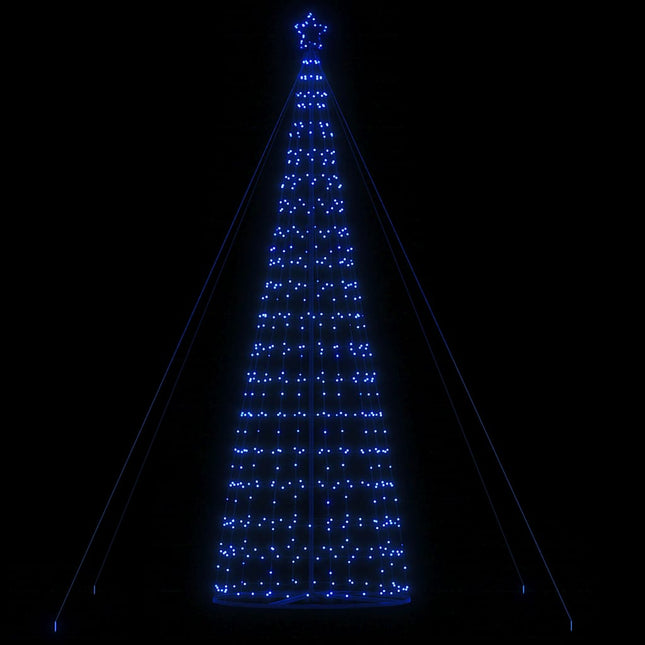 LED-juletræ 1534 LED'er 500 cm blåt lys