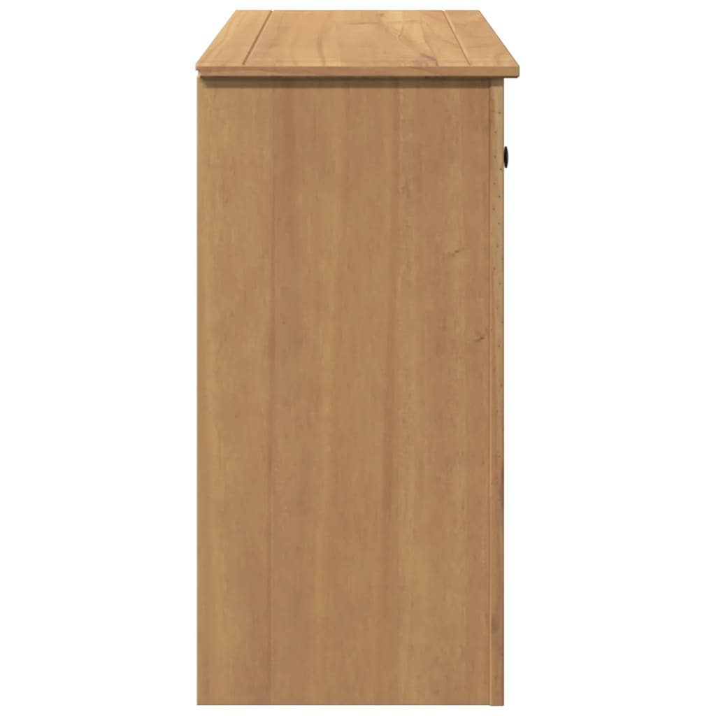 skænk med skuffe Panama 93x40x80 cm massivt fyrretræ