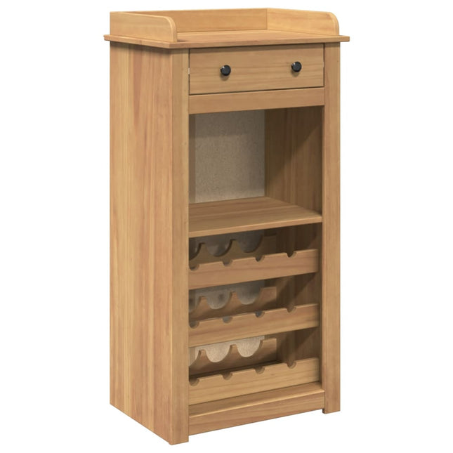 vinskab PANAMA 57x40x111,5 cm massivt fyrretræ