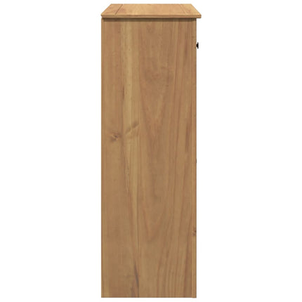 skoskab PANAMA 80x40x114 cm massivt fyrretræ