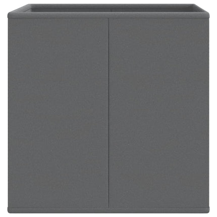 opbevaringskasser 10 stk. 32x32x32 cm foldbare stof grå