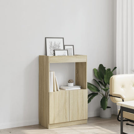 skab 63x33x100 cm konstrueret træ sonoma-eg