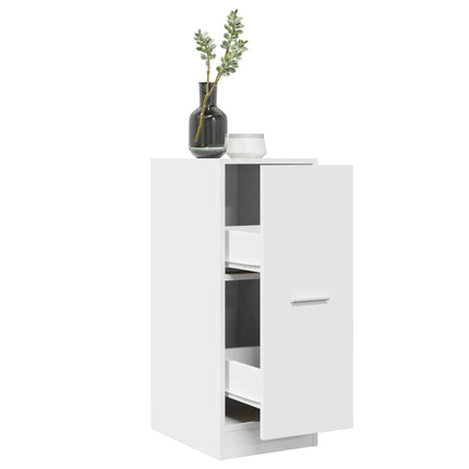 apotekerskab hvid 30x41x77,5 cm konstrueret træ