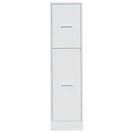 apotekerskab 30x41x118 cm konstrueret træ hvid