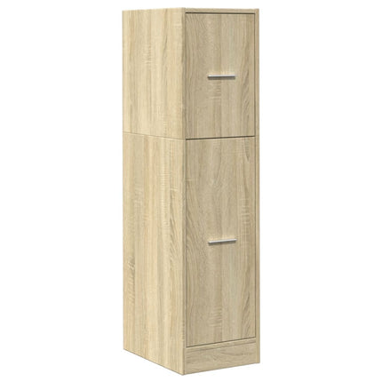 udtræksskab 30x41x118 cm konstrueret træ sonoma-eg