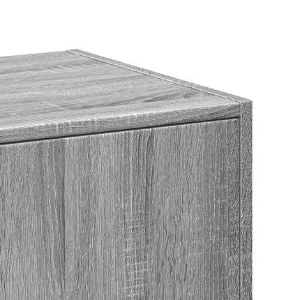 apotekerskab 30x41x118 cm konstrueret træ grå sonoma-eg