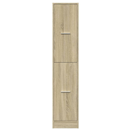 apotekerskab Sonoma Eg 30x41x144,5 cm konstrueret træ
