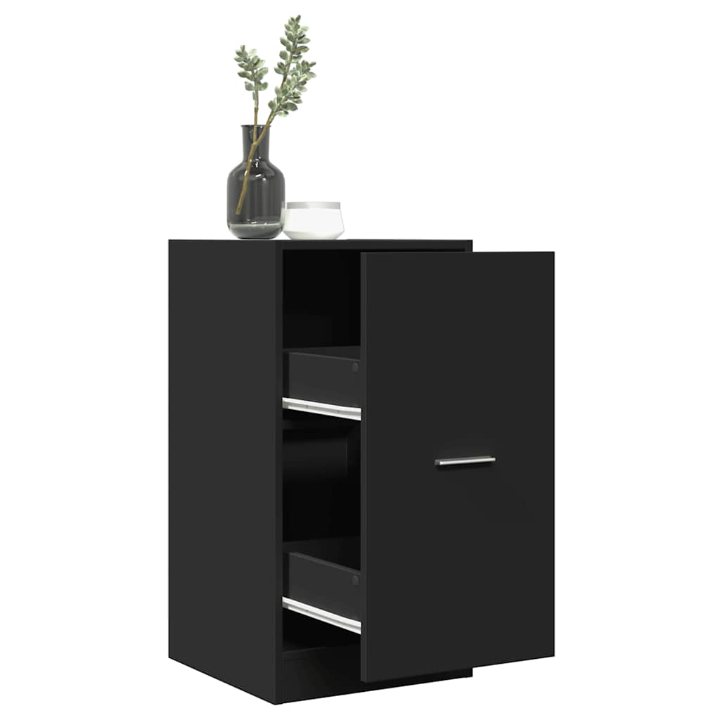 apotekerskab 40x41x77,5 cm konstrueret tr sort