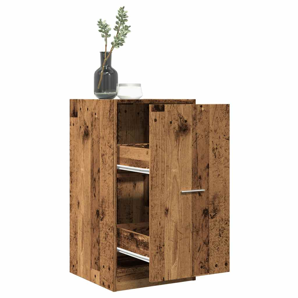 apotekerskab 40x41x77,5 cm konstrueret tr gammelt tr-look
