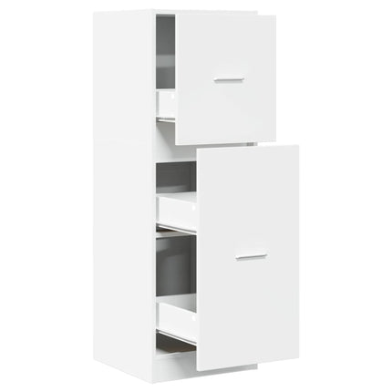 apotekerskab 40x41x118 cm konstrueret træ hvid