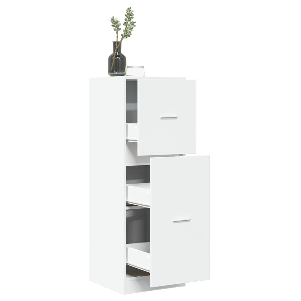 apotekerskab 40x41x118 cm konstrueret tr hvid
