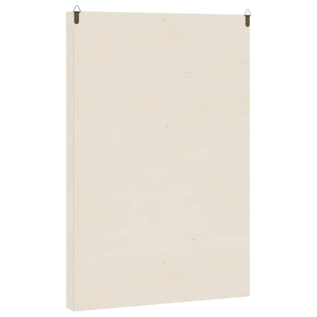 samlermontre i træ med 56 rum 40x4,5x60 cm