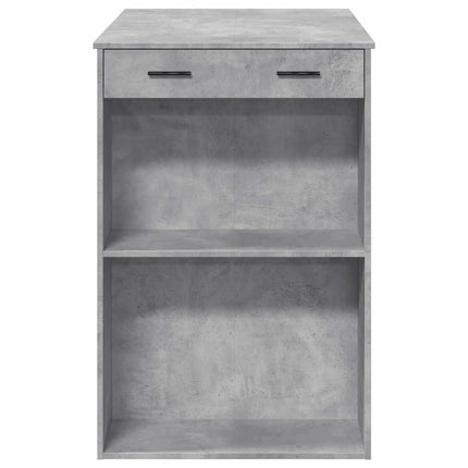 barbord 102x70x103,5 cm konstrueret træ betongrå
