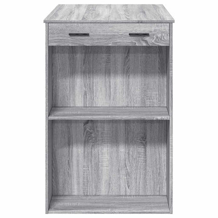 barbord 102x70x103,5 cm konstrueret træ grå sonoma-eg
