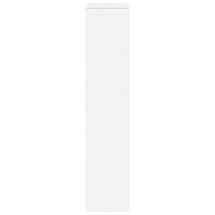 bogreol 100x33x156,5 cm konstrueret træ hvid