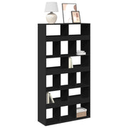 bogreol 100x33x187,5 cm konstrueret træ sort