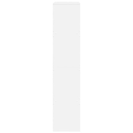 bogskab 100x33x155,5 cm konstrueret træ hvid