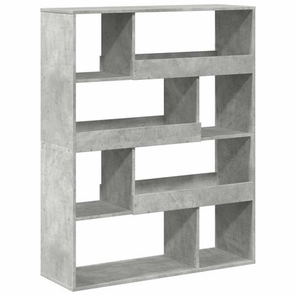 rumdeler 100x33x125,5 cm konstrueret træ betongrå