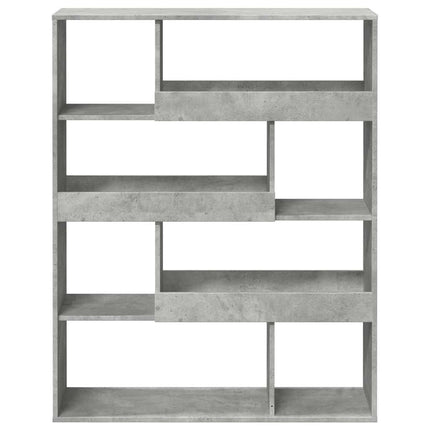 rumdeler 100x33x125,5 cm konstrueret træ betongrå