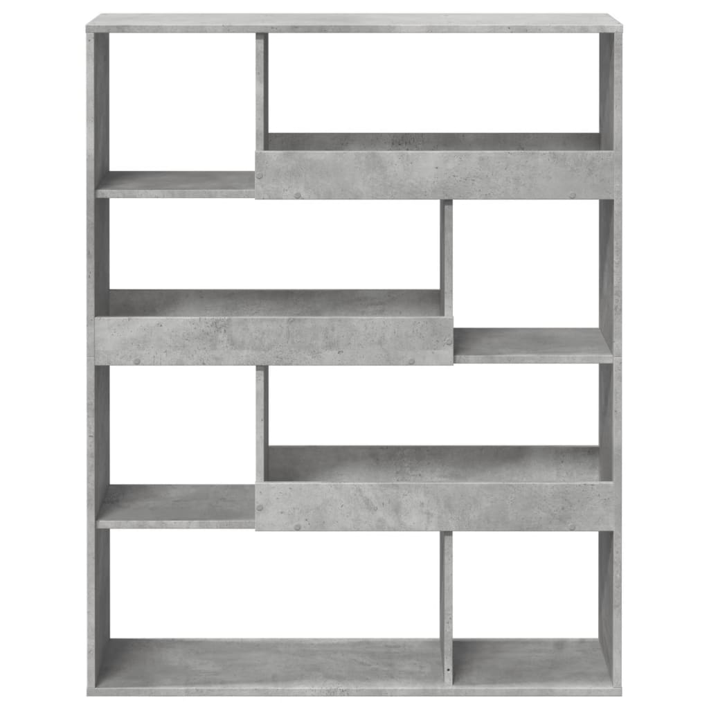 rumdeler 100x33x125,5 cm konstrueret træ betongrå