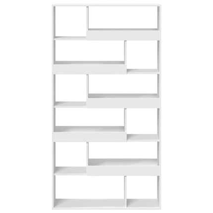 rumdeler 100x33x187,5 cm konstrueret træ hvid