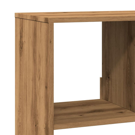 rumdeler 100x33x187,5 cm konstrueret træ egetræsfarve