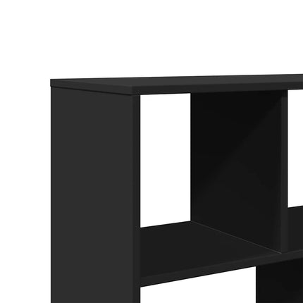 rumdeler 100x33x156,5 cm konstrueret træ sort